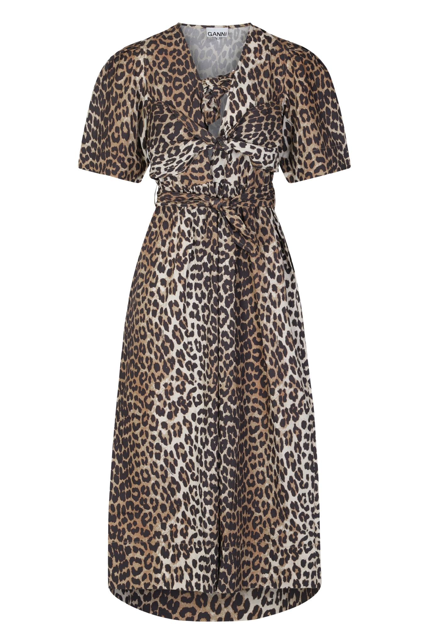 [GANNI] Short sleeve dress CO W0373_943