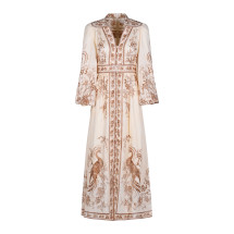 [Zimmermann] Long sleeve dress FW26 3501DSS262CRTFL