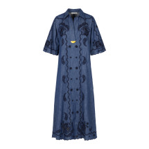 [Zimmermann] Long sleeve dress FW26 8358DSS261RWBLU