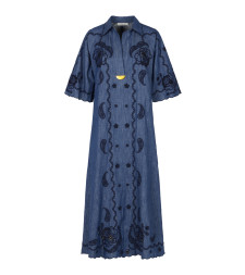 [Zimmermann] Long sleeve dress FW26 8358DSS261RWBLU