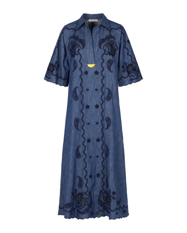 [Zimmermann] Long sleeve dress FW26 8358DSS261RWBLU