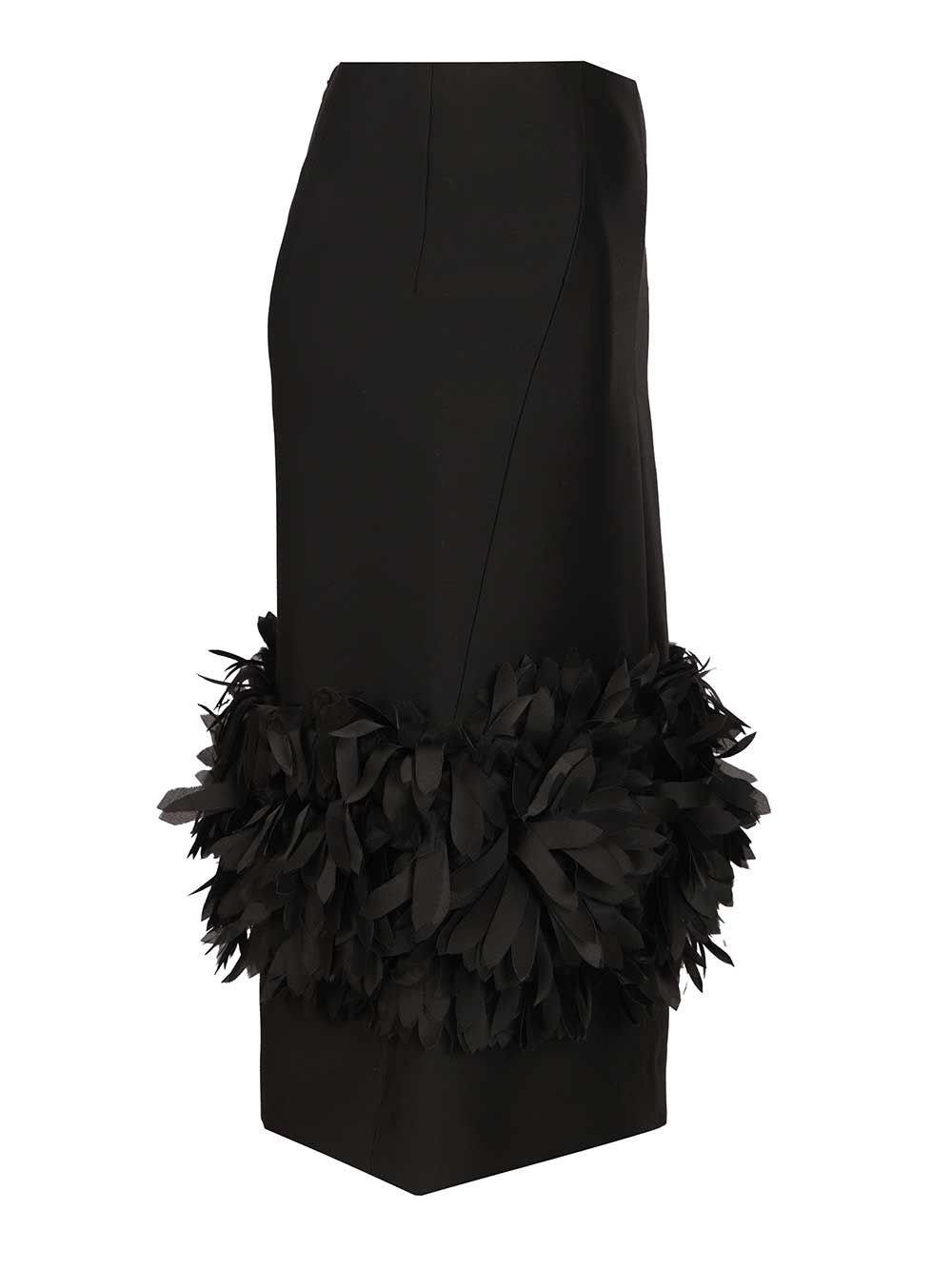 [TOTEME] Midi skirt SS26 261-WRB0339-FB0567001