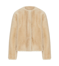 [MAX MARA STUDIO] Fur Jacket FW26 2626456032600001 CREAM