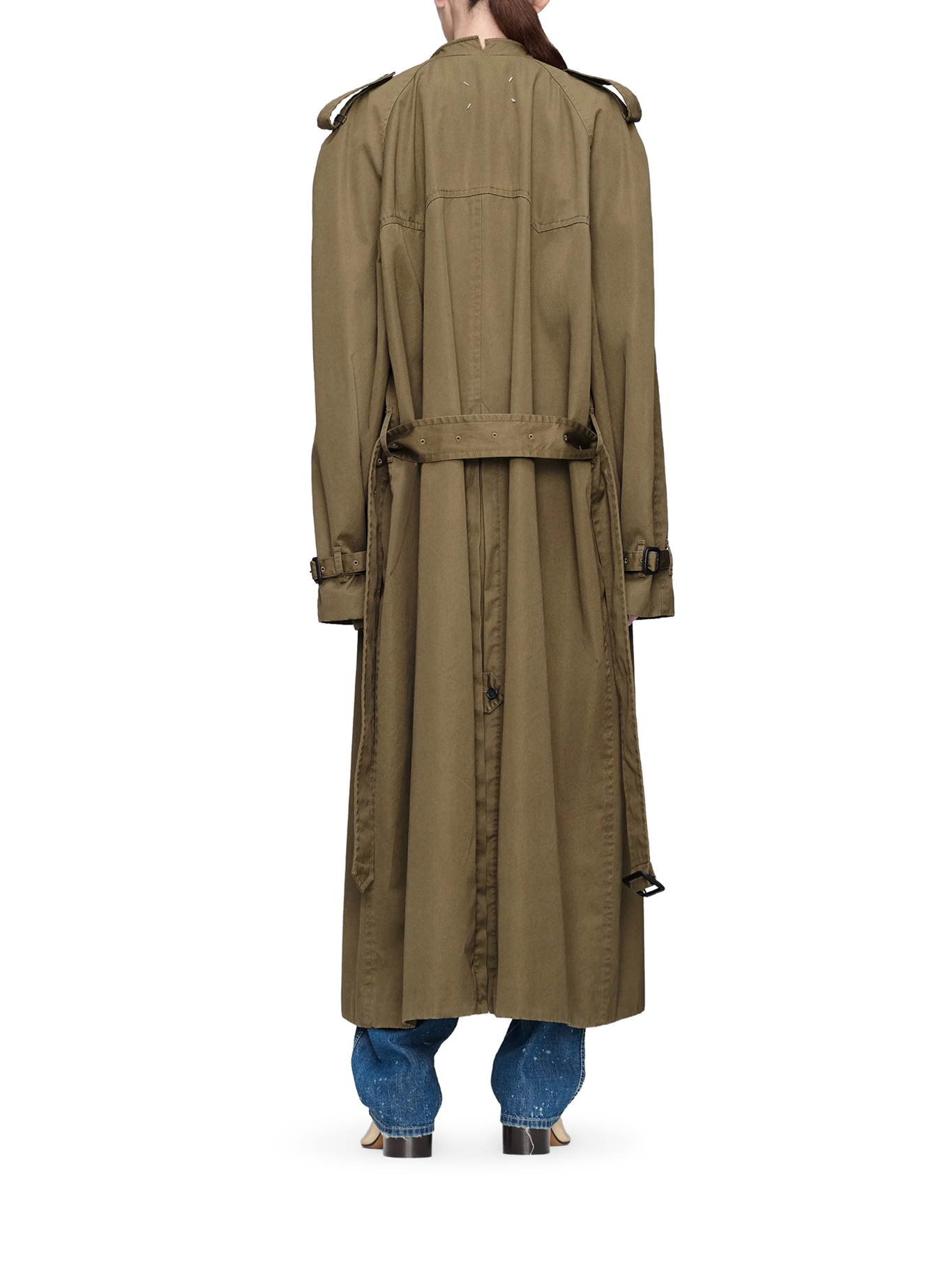 [Maison Margiela] Trench Coat FW26 S51AH0209M35241727 MILITARY GREEN