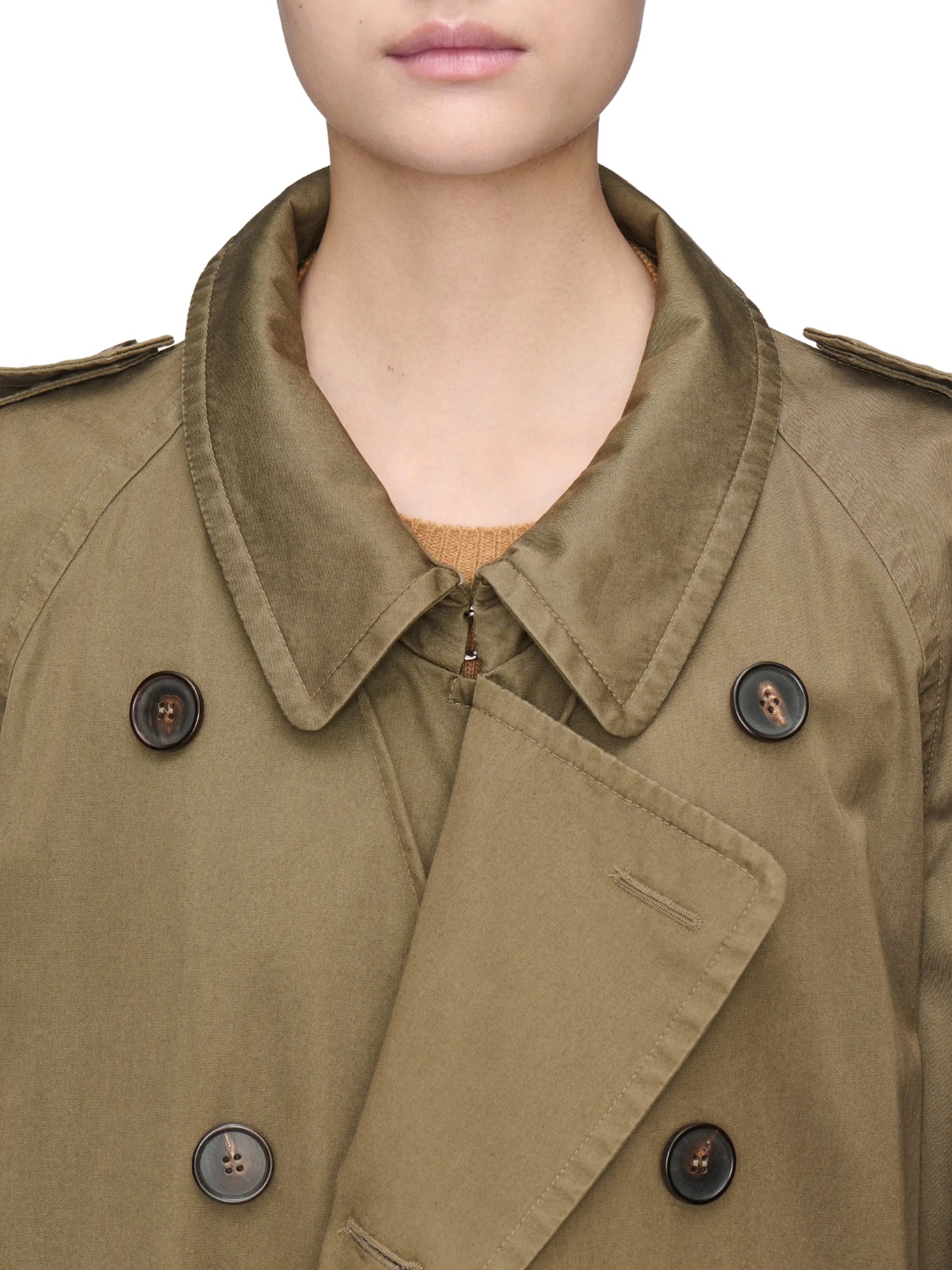 [Maison Margiela] Trench Coat FW26 S51AH0209M35241727 MILITARY GREEN