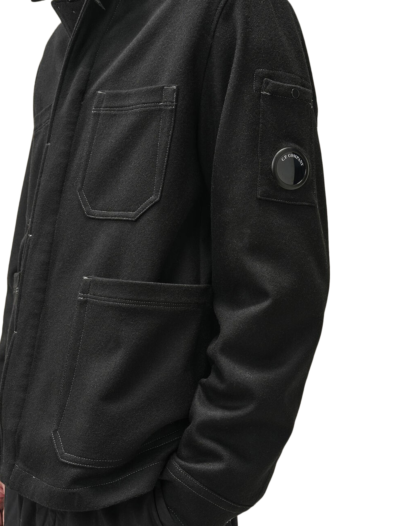 [C.P.COMPANY] Casual Jacket FW26 21CMOS260A110804A999 BLACK