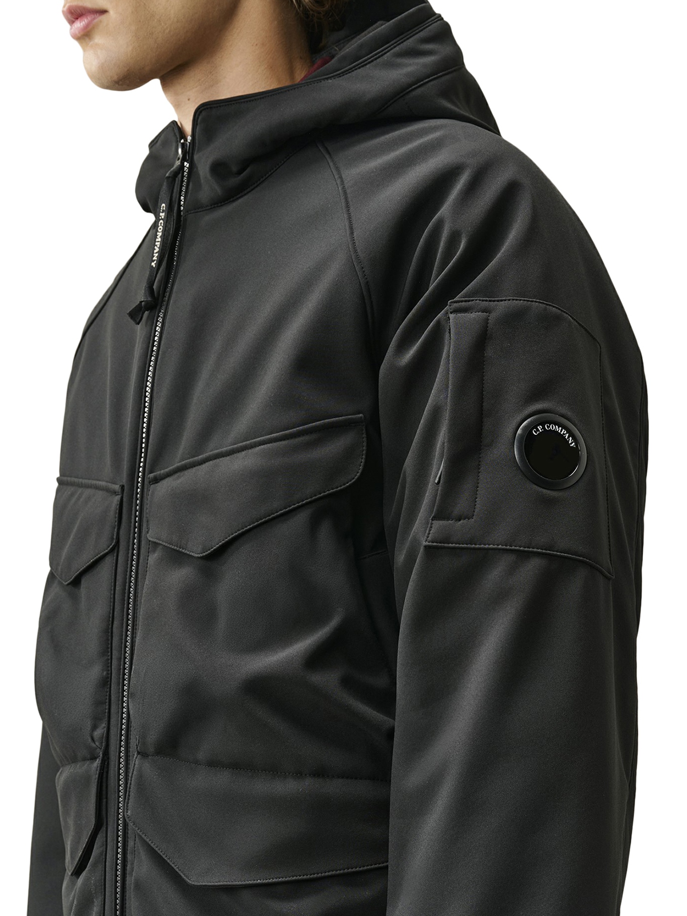 [C.P.COMPANY] Casual Jacket FW26 21CMOW004A006097A999 BLACK