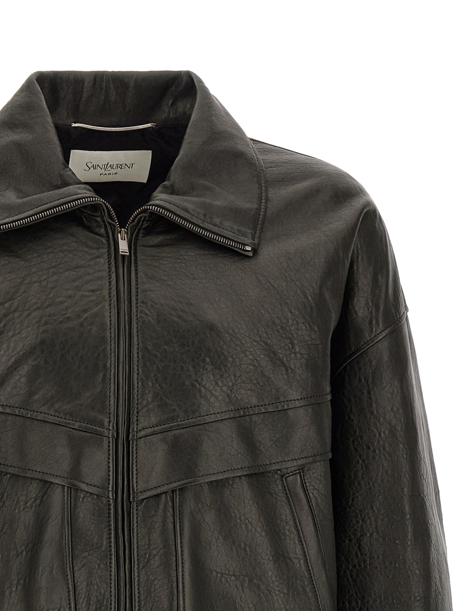 [Saint Laurent] Leather Jacket FW26 847967YCNF21000