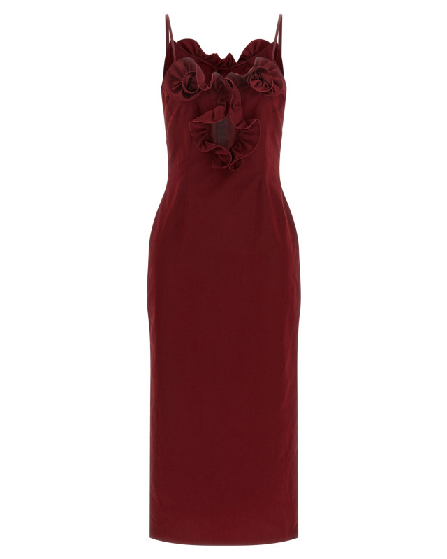 [MAGDA BUTRYM] Sleeveless dress FW26 653726BORDEAUX