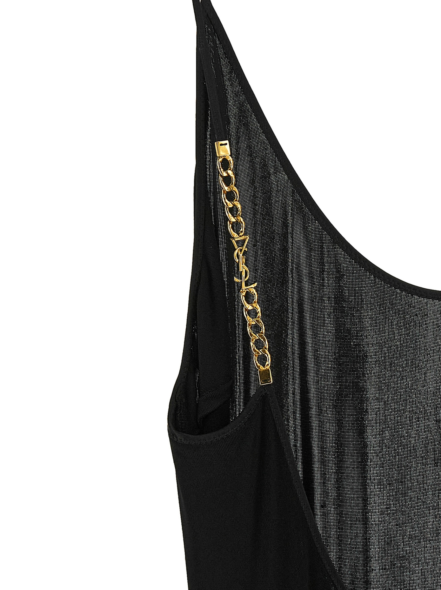 [Saint Laurent] Sleeveless dress FW26 876792Y38DS1000