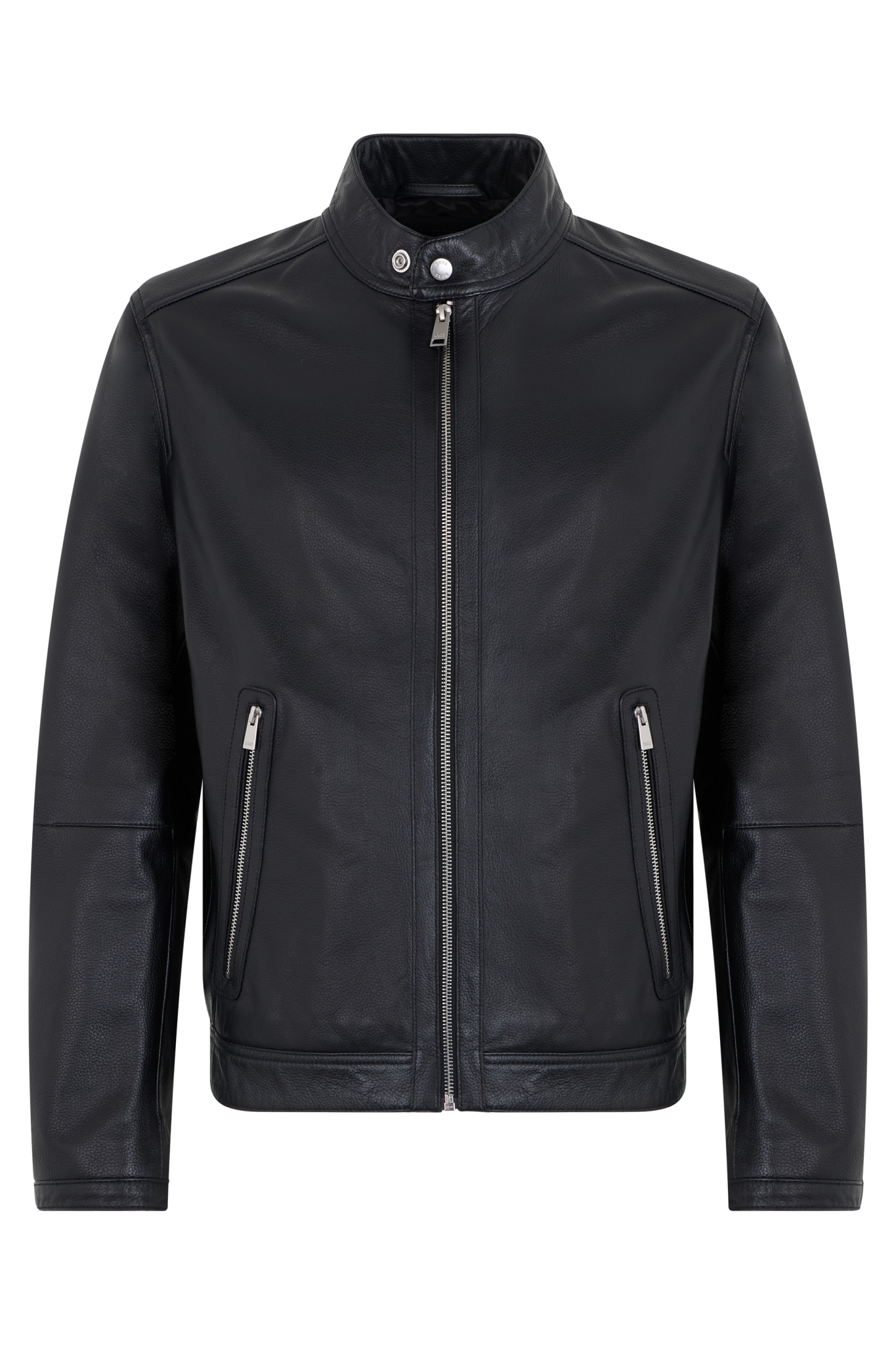 [BOSS] Leather Jacket FW26 50564586_001