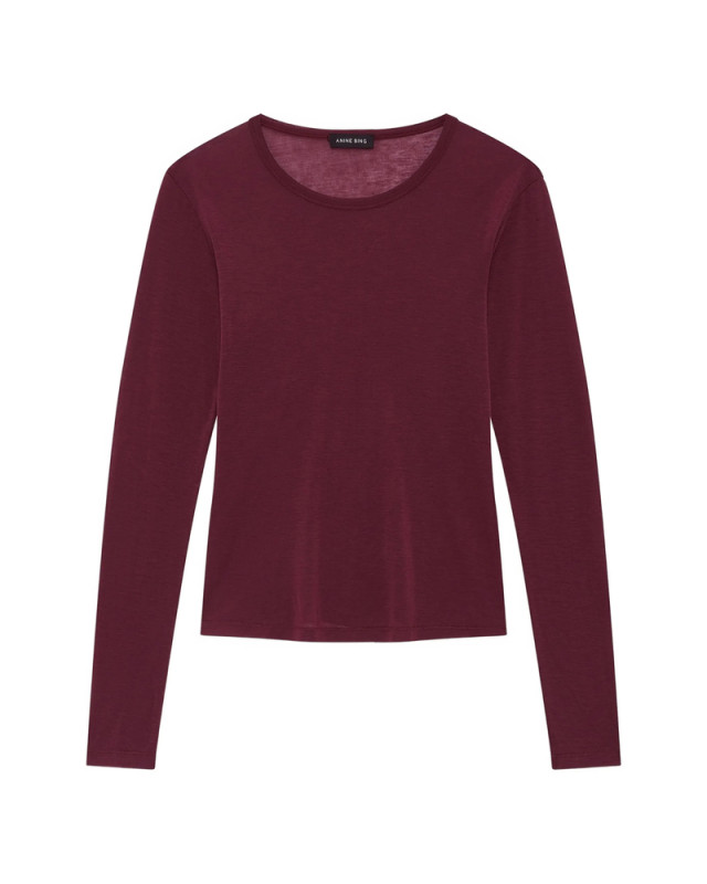 [Anine Bing] T-shirts Long Sleeve FW26 A-08-11501  BGN28