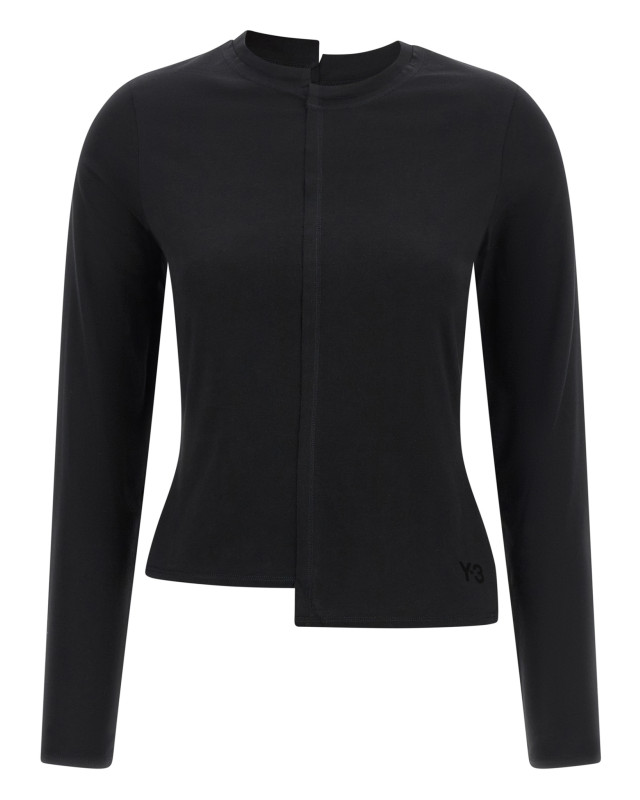 [Y-3] T-shirts Long Sleeve FW26 KS3870BLACK