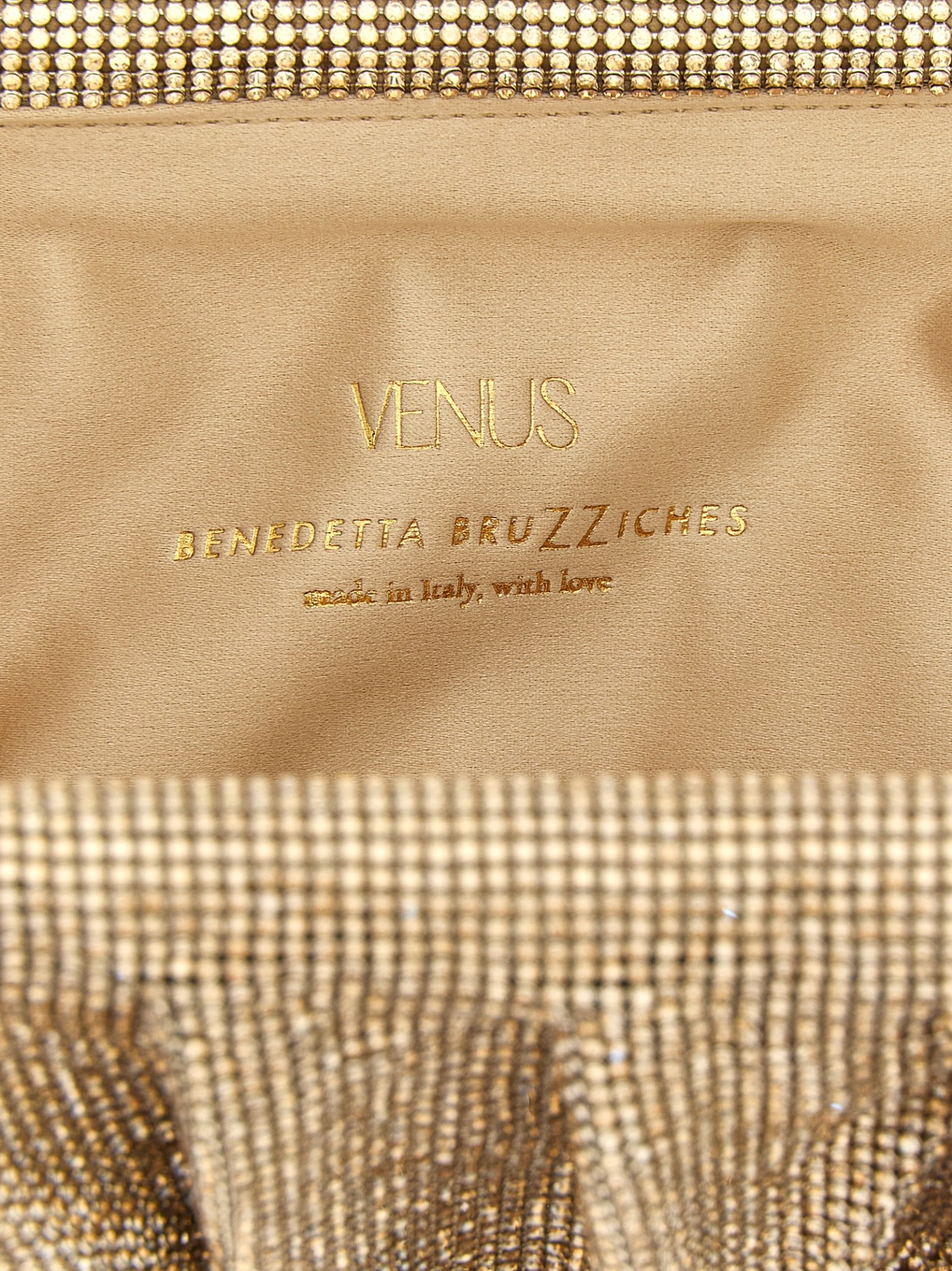 [Benedetta Bruzziches] Clutch bag FW26 0010060SHINEONYOUCRAZYDIAMOND
