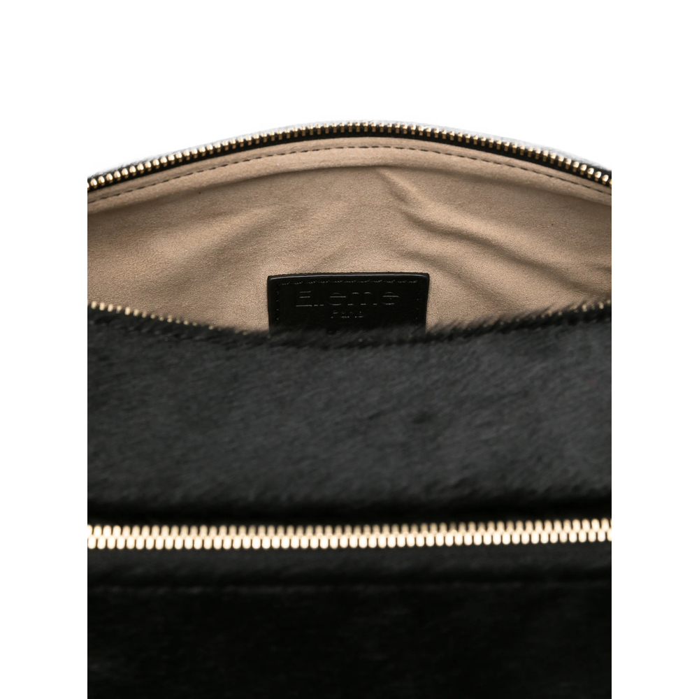 [ELLEME] Shoulder bag FW26 TROUSSE CALF PONY BLACK