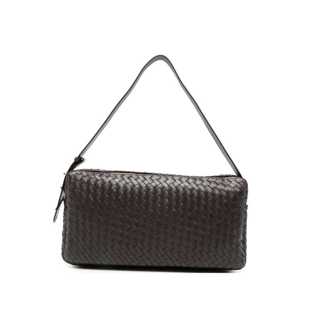 [ELLEME] Shoulder bag FW26 TROUSSE LARGE WOVEN DKBRO