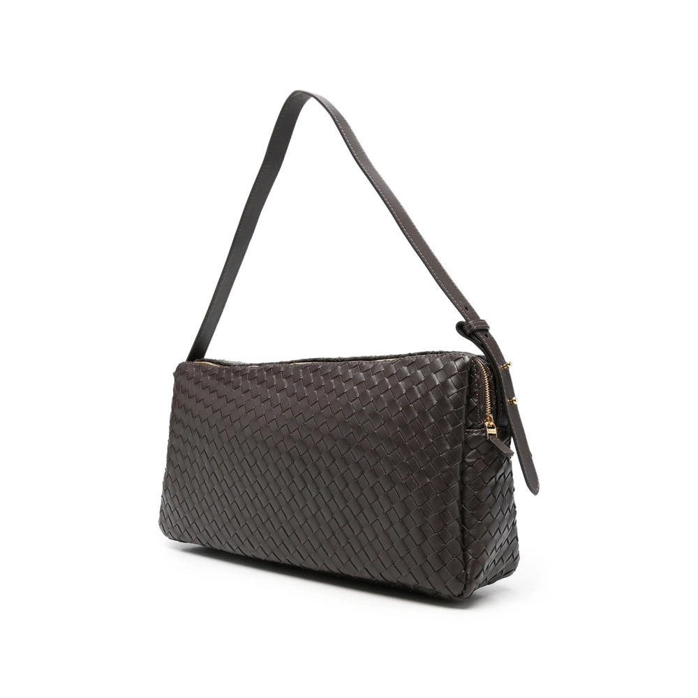[ELLEME] Shoulder bag FW26 TROUSSE LARGE WOVEN DKBRO
