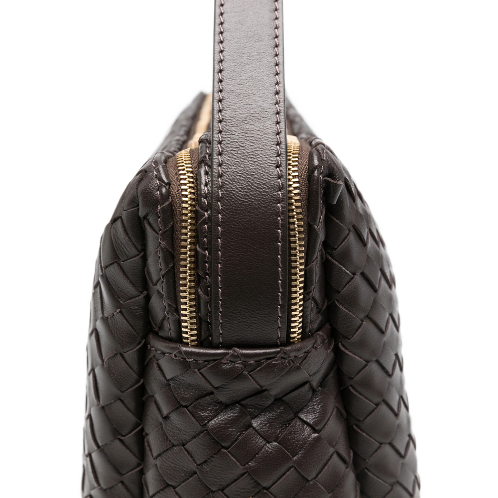 [ELLEME] Shoulder bag FW26 TROUSSE LARGE WOVEN DKBRO
