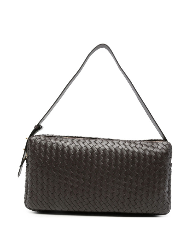[ELLEME] Shoulder bag FW26 TROUSSE LARGE WOVEN DKBRO