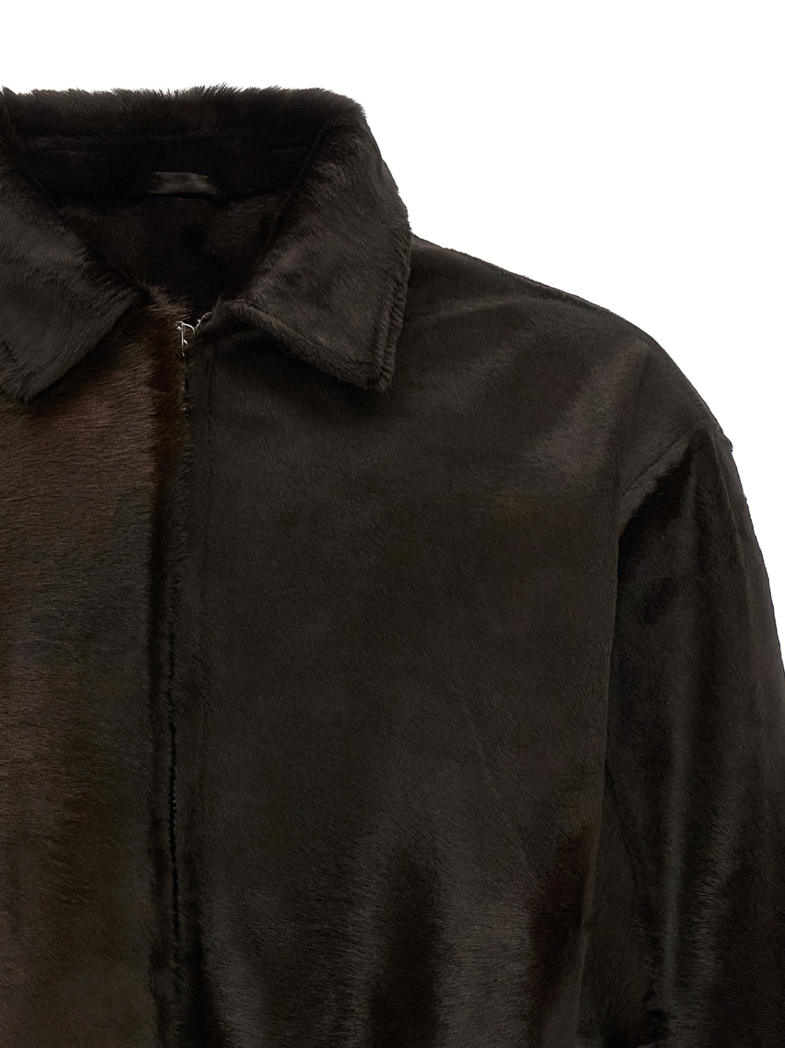 [Giorgio Brato] Leather Jacket FW26 GU27F28005BCHTMORO