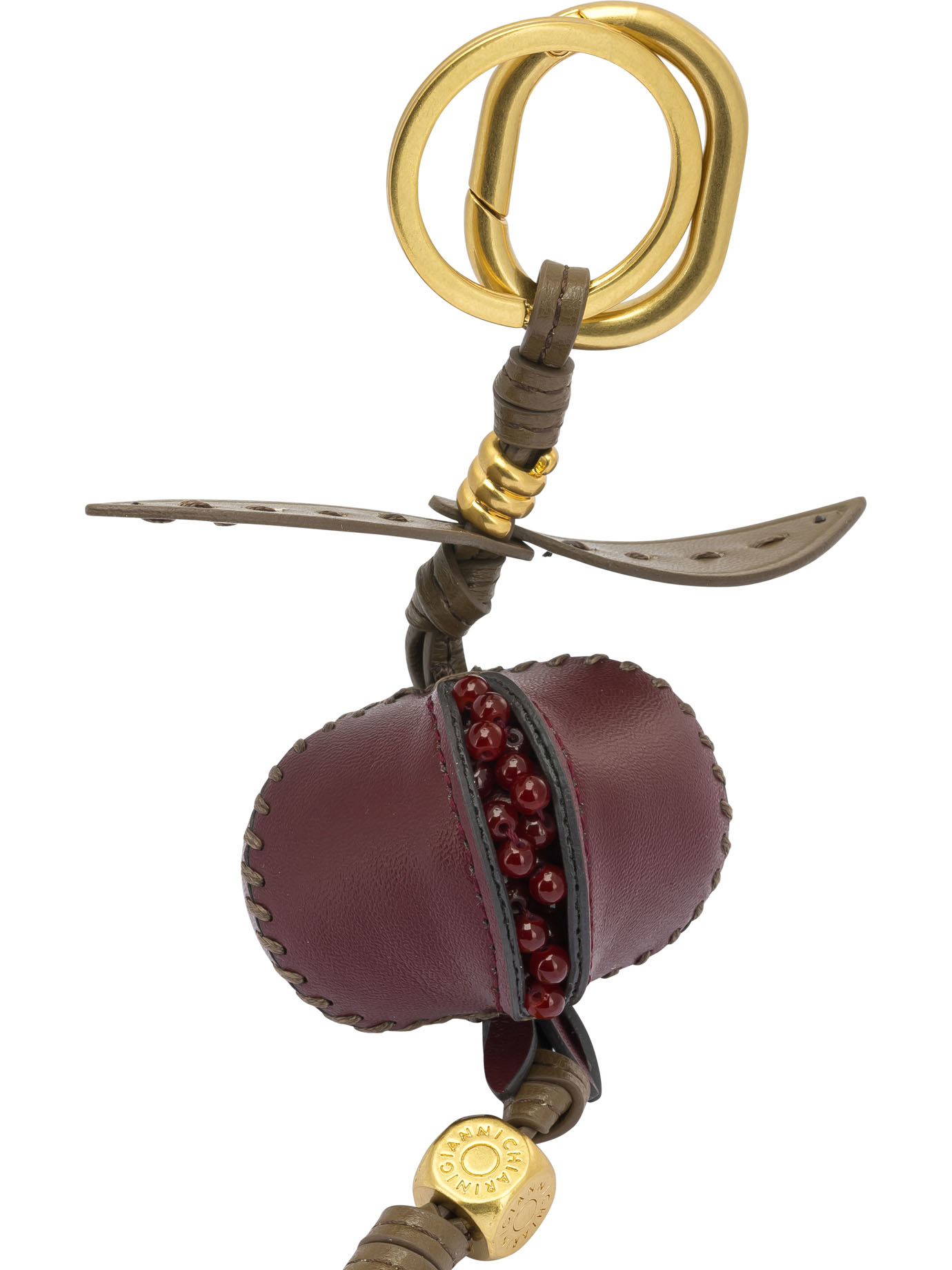 [GIANNI CHIARINI] Keyring FW26 PC POMENGRANATE10CHARM14504-VAR. CHOCOLATE