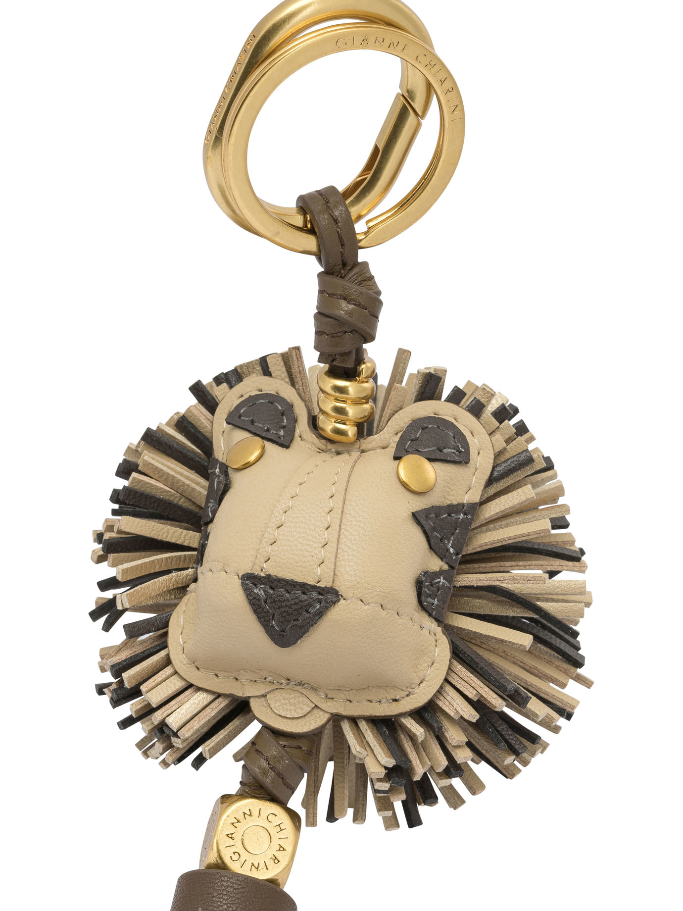[GIANNI CHIARINI] Keyring FW26 PC LEO07CHARM14706-VAR.LIGHT GOLD