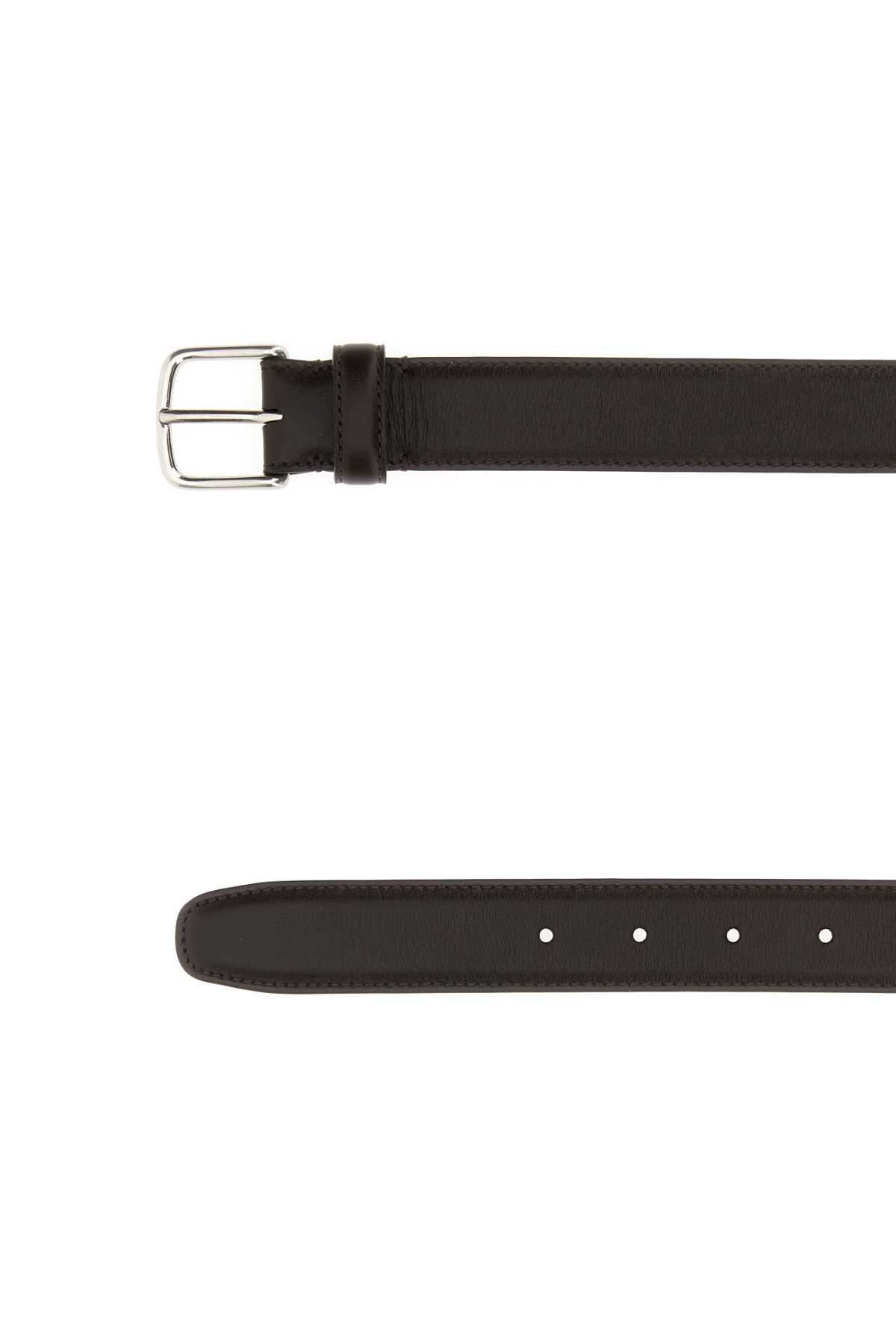 [THE ROW] Belt FW26 M1009L60 DBK