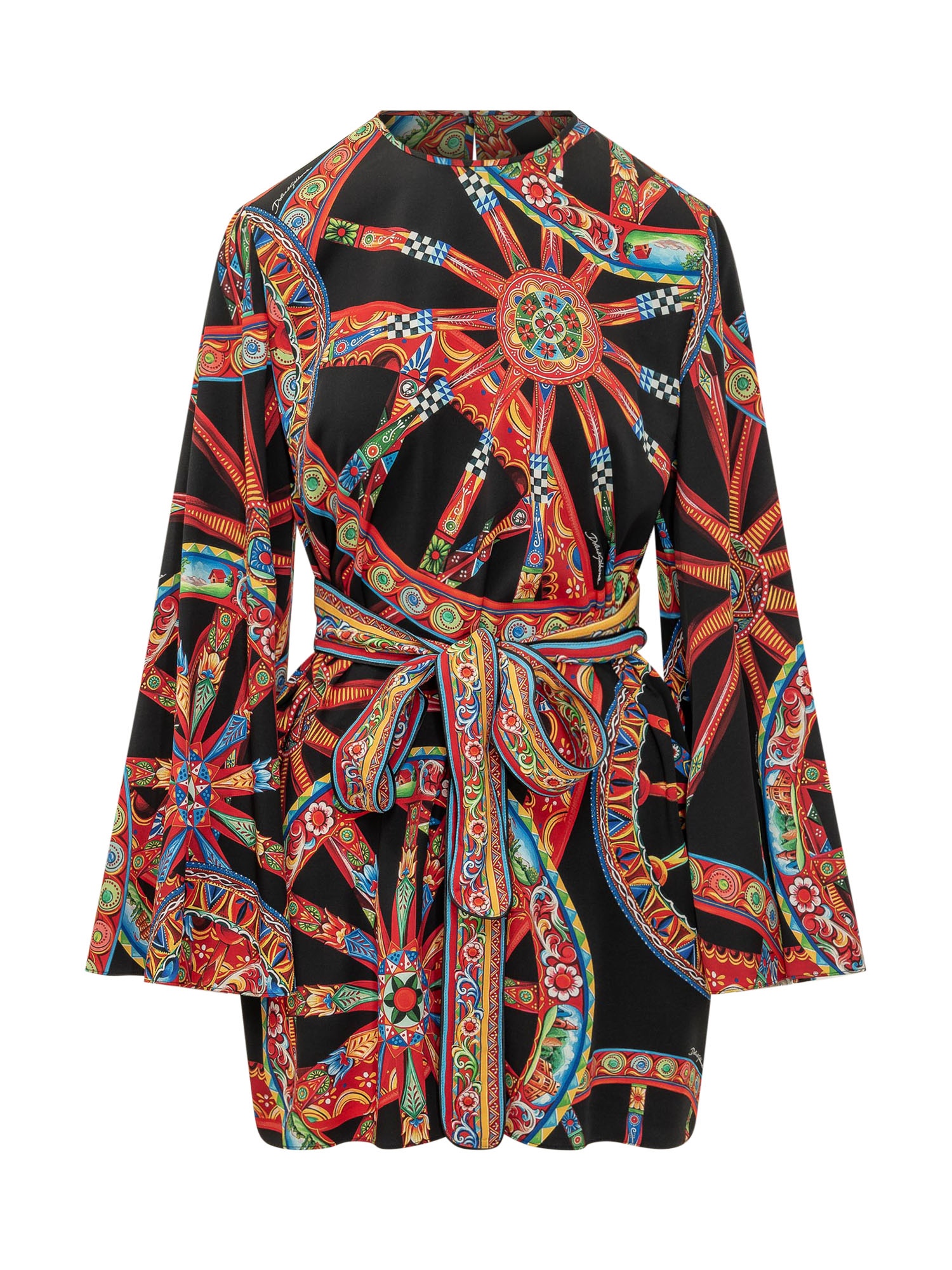[Dolce & Gabbana] Long sleeve dress FW26 F623ATFSA9U HN6CL