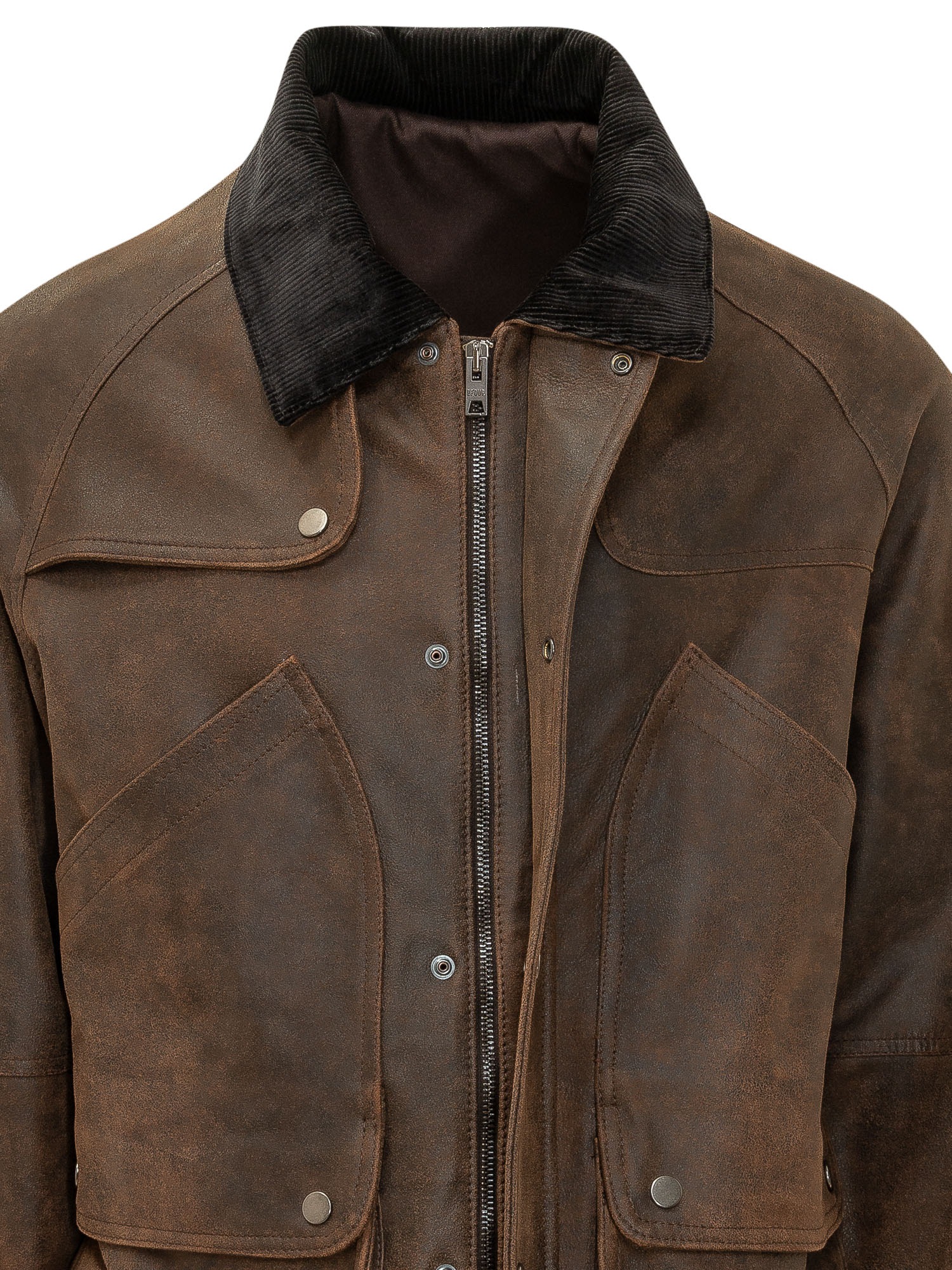 [DFOUR] Coat FW26 DF924NTV NATURAL
