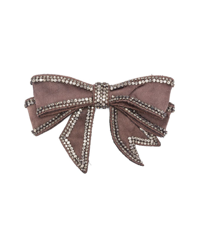 [Vanise] Brooch FW26 V51003 FIOCCO CASTORO