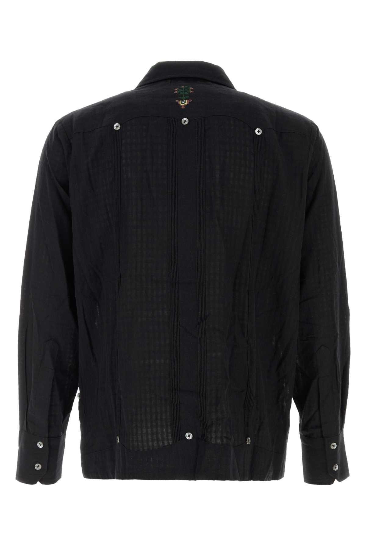 [BAZISZT] Shirts Long Sleeve SS26 SR06012 BLACK