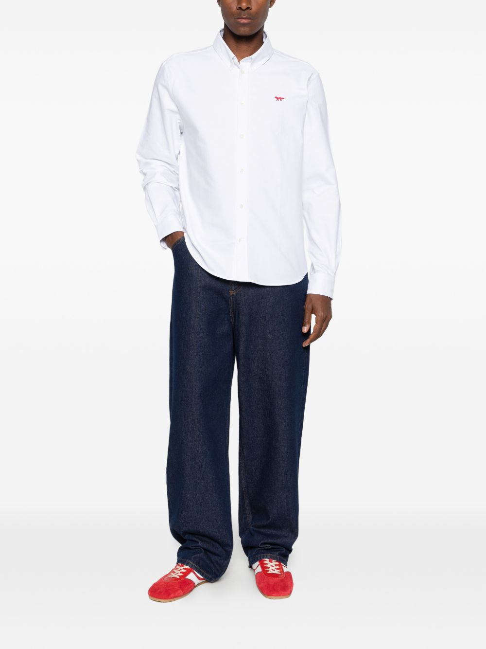 [MAISON KITSUNE] Shirts Long Sleeve SS26 QM00426WC5062P100