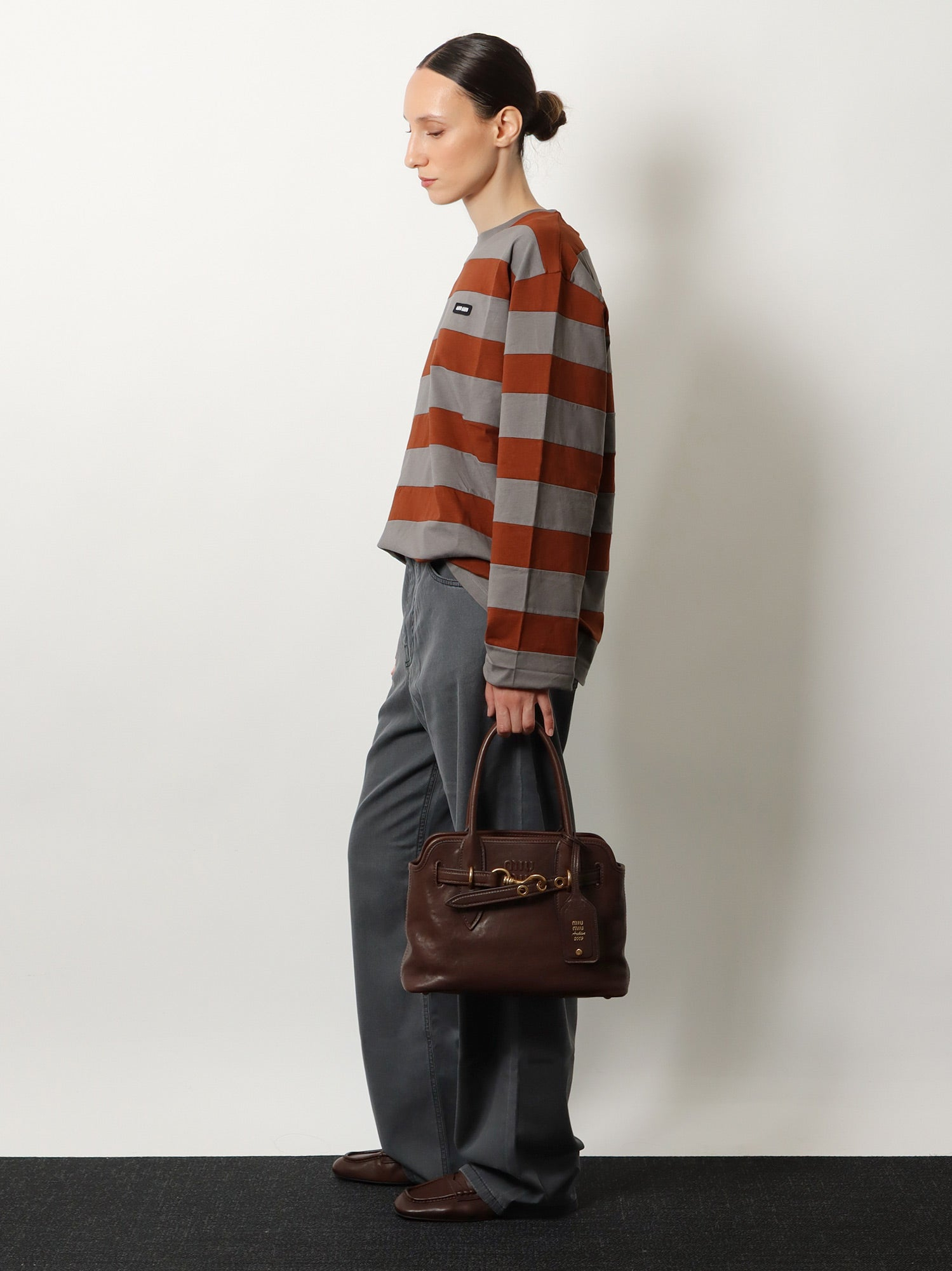 [Miu Miu] Tote bag FW26 5BA292VOON2BBLF0NBL