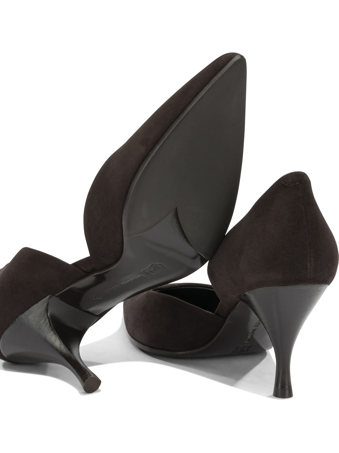 [Sergio Levantesi] Pumps FW26 JADA67CAMOSCIO CHOCOLATE