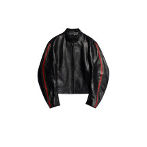 [Gucci] Leather Jacket FW26 874158 XNBDW