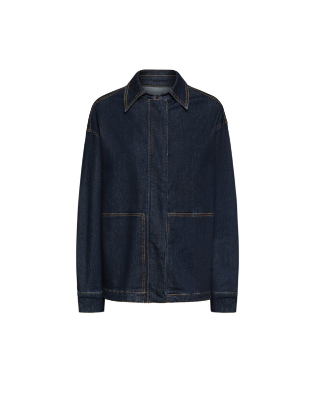 [ELENA MIRO`] Denim Jacket FW26 R401Z000043N