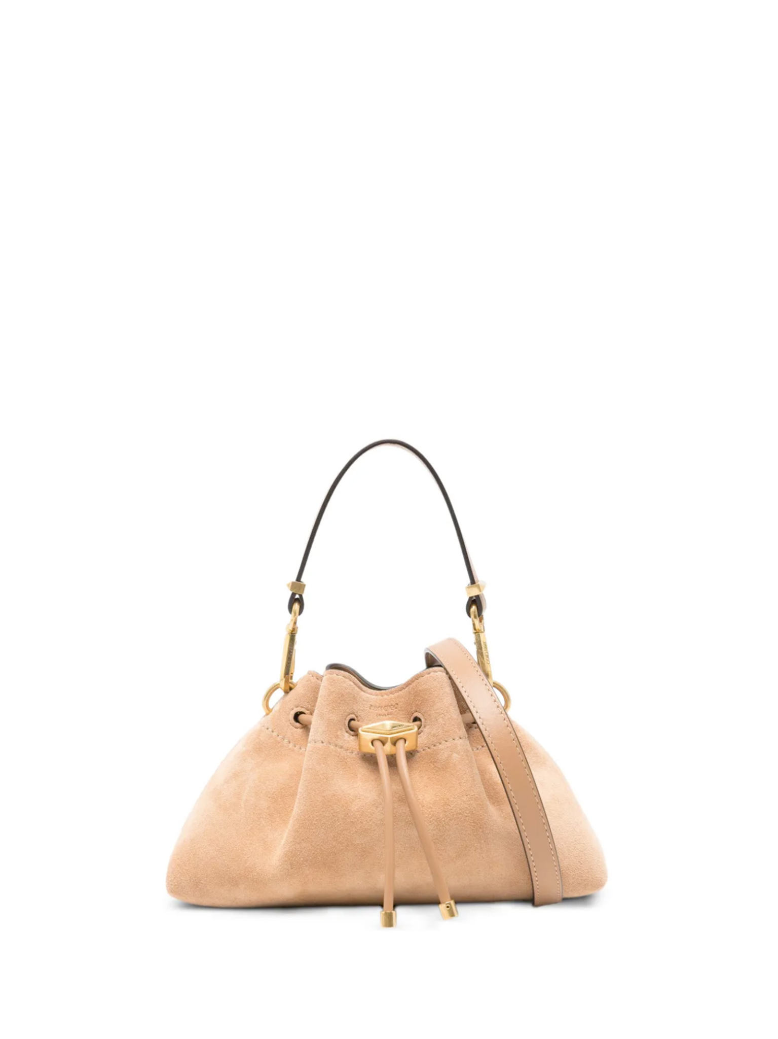 [Jimmy Choo] Bag FW26 CINCH SMALLSUETOFEE GOLD