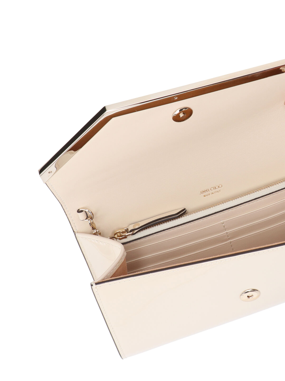 [Jimmy Choo] Clutch bag FW26 EMMIE PATLATTE LIGHT GOLD