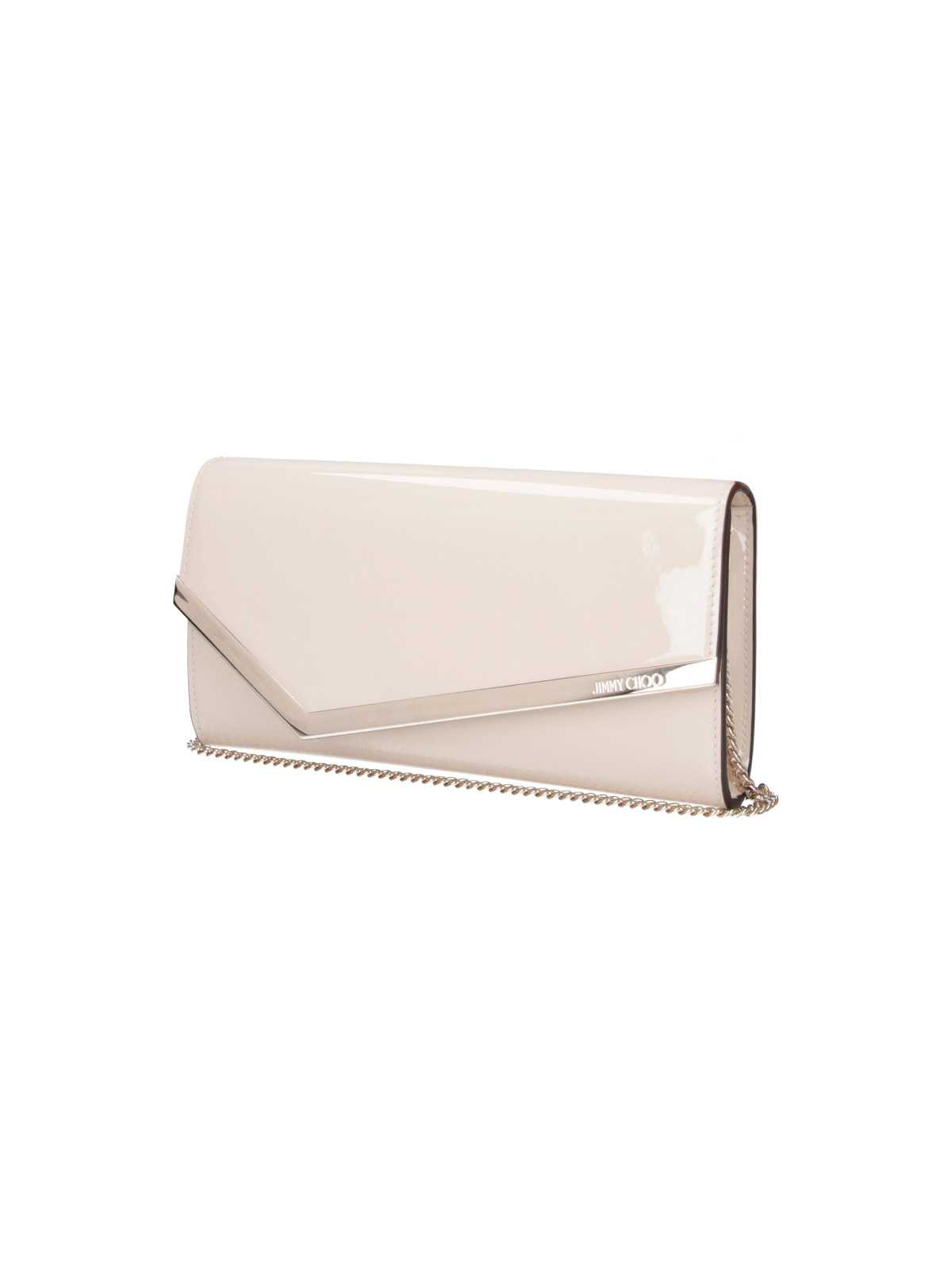 [Jimmy Choo] Clutch bag FW26 EMMIE PATLATTE LIGHT GOLD