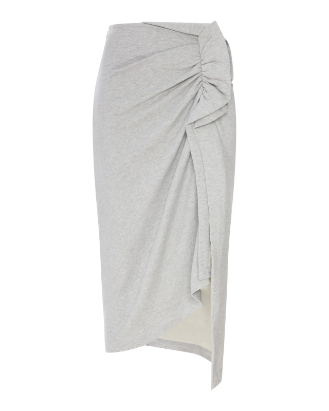 [DRIES VAN NOTEN] Long skirt FW26 2620111304612813 GREY MELANGE