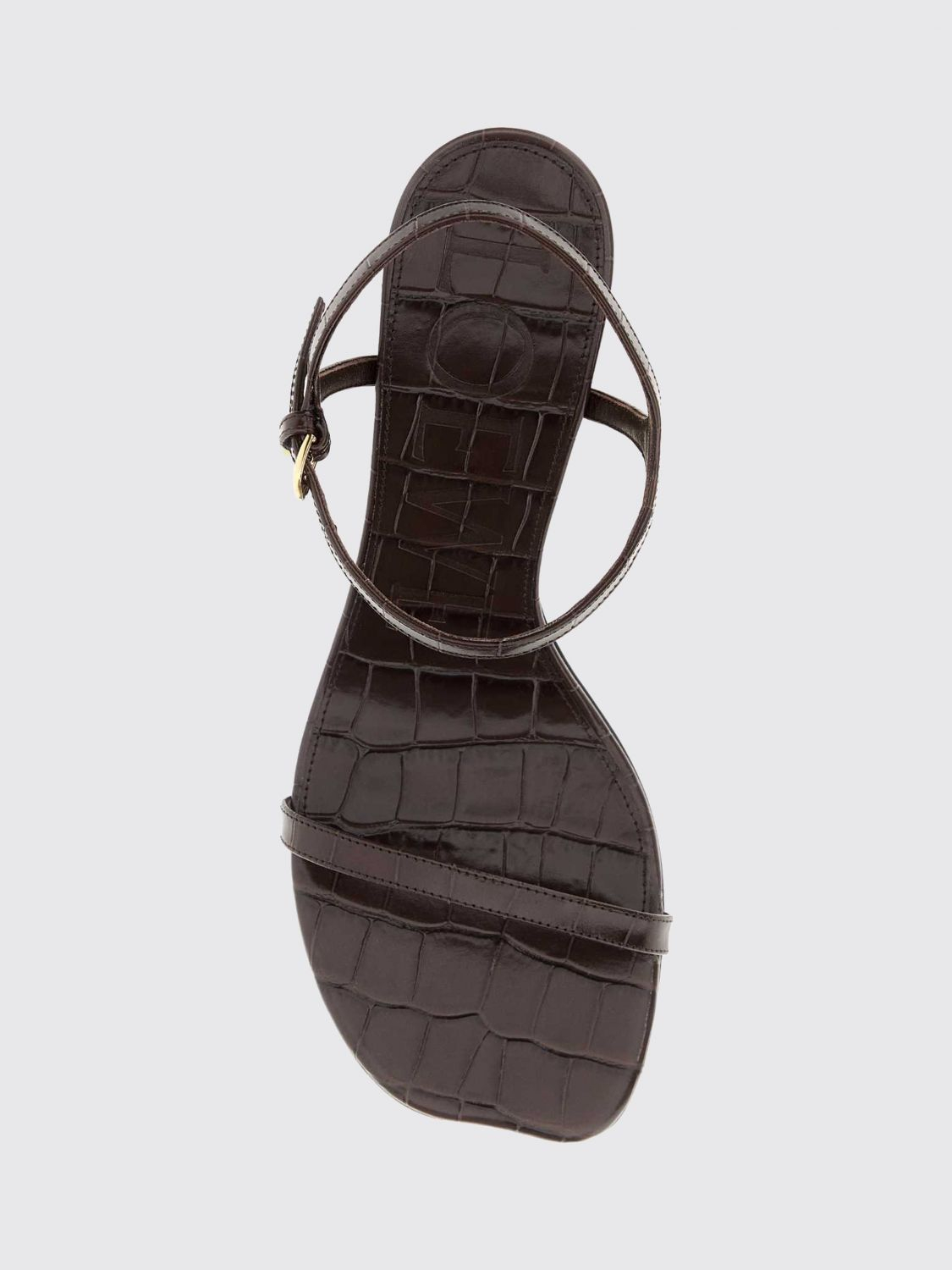 [Loewe] Sandals FW26 LLST465X04 DARKBROWN