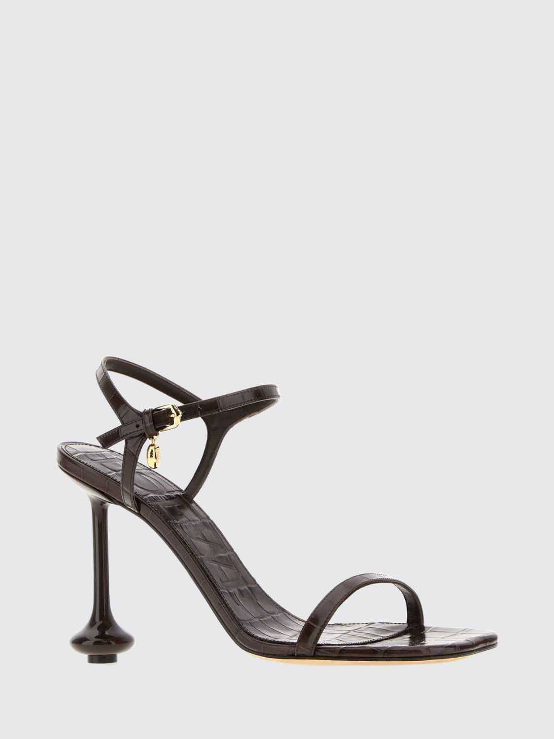 [Loewe] Sandals FW26 LLST465X04 DARKBROWN