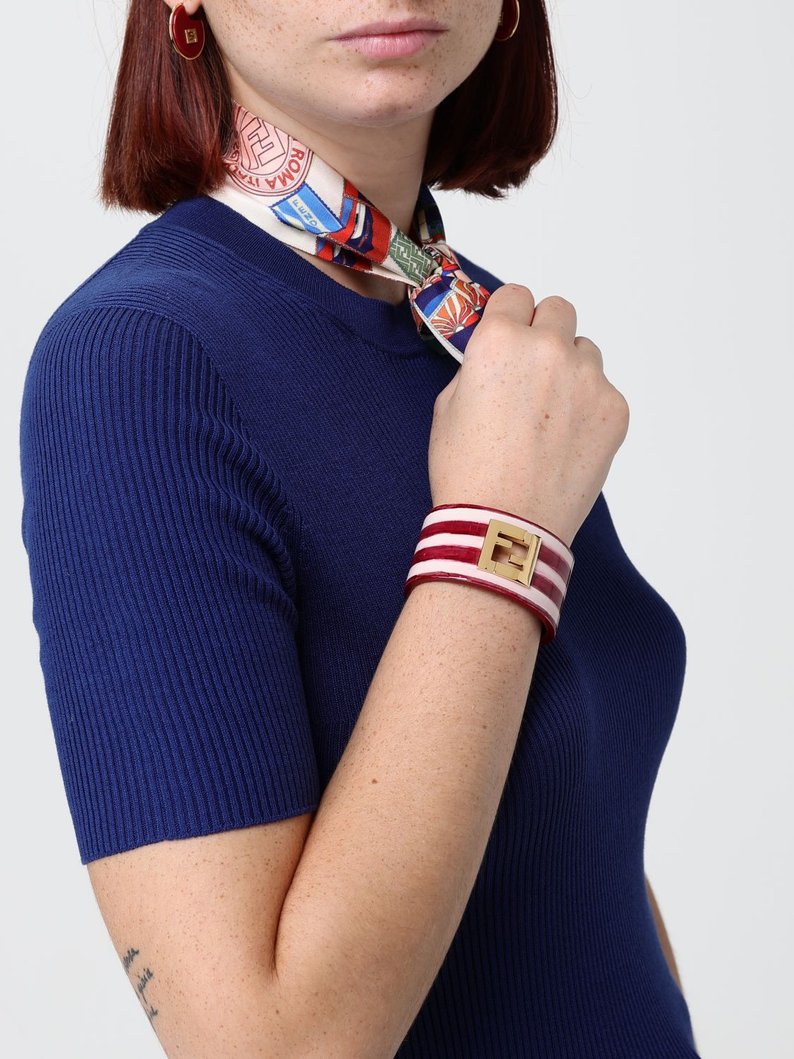 [Fendi] Bracelet FW26 8AL500B113 F1X9M