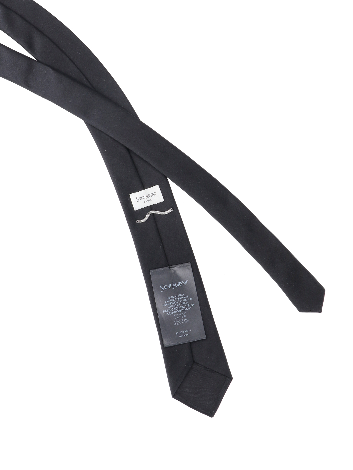 [Saint Laurent] Tie FW26 821638 3Y0111000