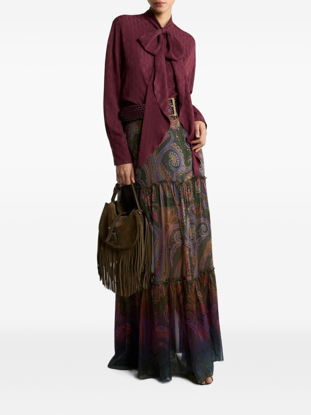 [Etro] Midi skirt FW26 WRFA0216 99SP11H X0893