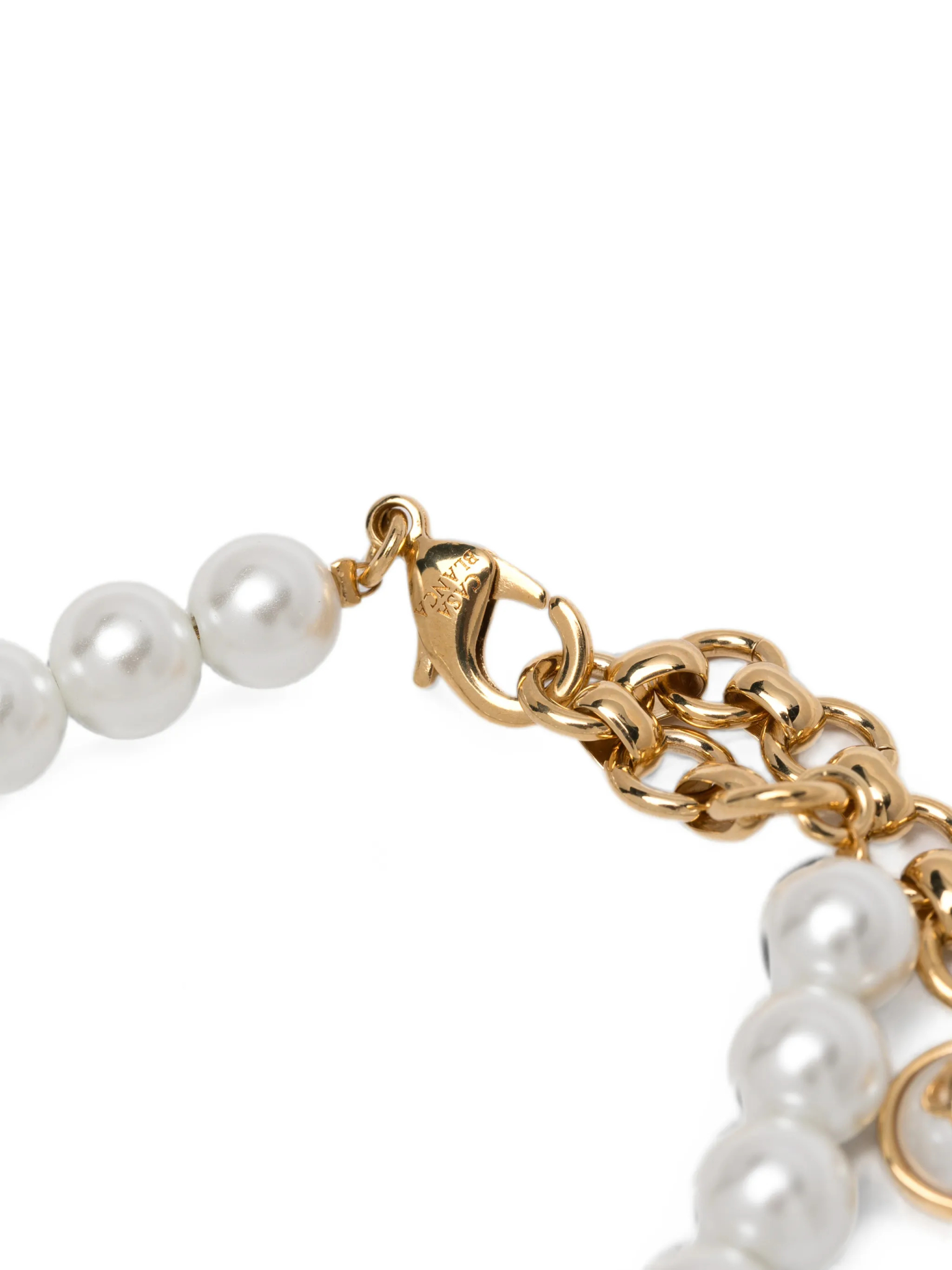 [Casablanca] Bracelet FW26 APF26JW41301GOLD/WHITE