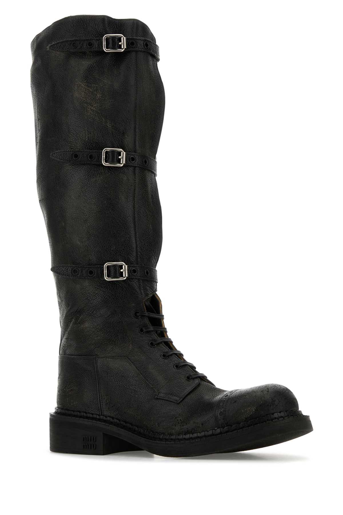 [Miu Miu] Boots FW26 5W315EFG0352KJ F0002