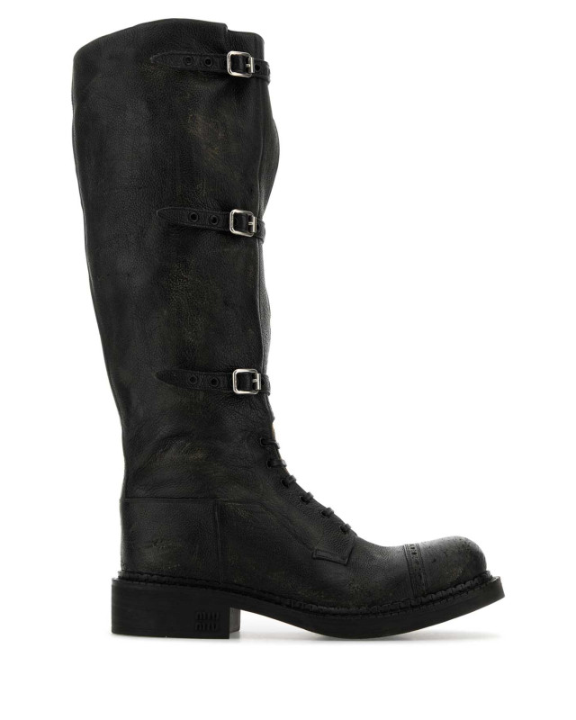 [Miu Miu] Boots FW26 5W315EFG0352KJ F0002