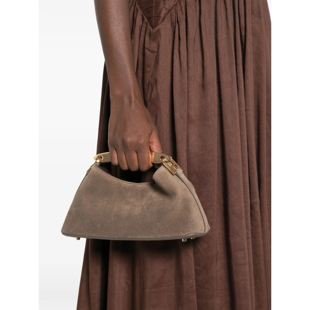 [ELLEME] Tote bag FW26 MINI BOOMERANG SUEDE TAUPE