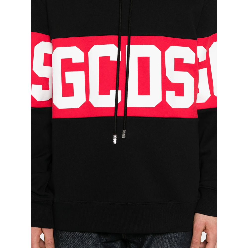 [GCDS] Hoodie FW26 Z0MLQE138F004  BLKRE